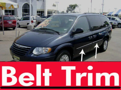 For chrysler TOWN&COUNTRY Chrome Body Side Molding Trim Kit 1996-2000 2001-2007 - Image 1 of 4