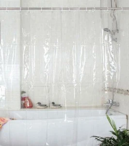 TECHTONGDA Brand New 72" 12 Hooks Water Repellant Bathroom Shower Curtain - Picture 1 of 12