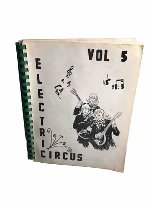 Vol 5 Electric Circus 187 Basic Chors Music Book. Epic Records - Donovan Leitch - Image 1 of 4