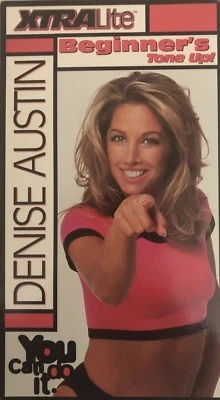 Denise Austin Xtralite Beginner's Ton Up ! VHS 1997-TESTED-RARE Vintage-Ship 24H - Bild 1 von 4