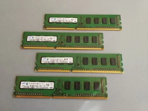 8GB DDR3 1333 MHz SAMSUNG 4 X 2GB COMPROBADAS MOD.M378B5773DH0-CH9  NO-ECC - Imagen 1 de 8