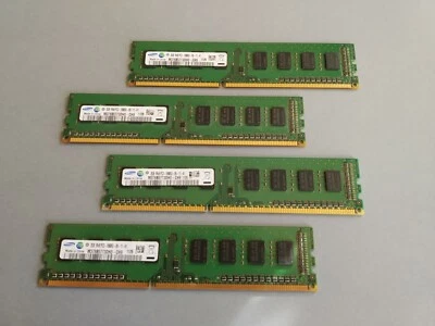 8GB DDR3 1333 MHz SAMSUNG 4 X 2GB COMPROBADAS MOD.M378B5773DH0-CH9  NO-ECC - Imagen 1 de 4