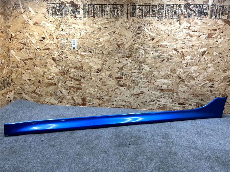 MITSUBISHI LANCER RALLIART 09-10 OEM HATCHBACK LEFT ROCKER MOLDING BLUE 115K - Image 1 of 4