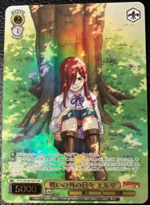 Weiss Schwarz FAIRYTAIL 100 Years Quest FT/S120-007SSP Erza Scarlet - Picture 1 of 2