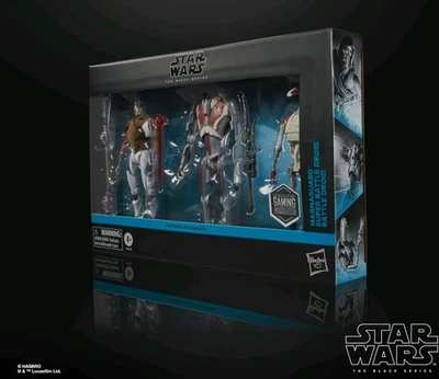 🔥Star Wars Black Series Jedi Survivors Magnaguard Super Battle Droid 3pk NUEVO🔥  Foto 1 de 4