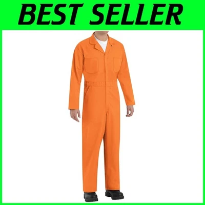 Oversized Men's Coverall for Easy Movement - Image 1 of 4
