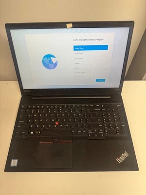 THINKPAD LENOVO E580 INTEL I5-7200U 2.50GHZ 4GB RAM 500GB HDD Foto 1 de 4