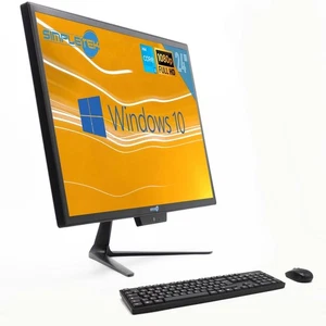 Aio Tout en Un 24 " I3 8gb 120gb Très Haute Définition Windows 10 Pro PC Fixe - Photo 1/9