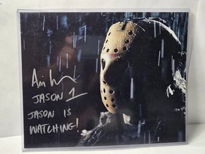 Ari Lehman handsigniertes/signiertes Freitag der 13. 8x10 Foto Jason Voorhees Authenti - Bild 1 von 5