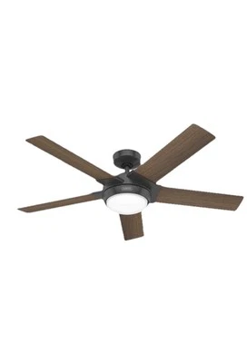 Byhalia 52 in. Indoor/Outdoor Noble Bronze Ceiling Fan with Light Kit New - Image 1 of 4