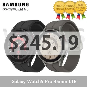 [CLEARANCE] SAMSUNG Galaxy Watch5 Pro 45mm SM-R925N Titanium Smartwatch LTE - Picture 1 of 11