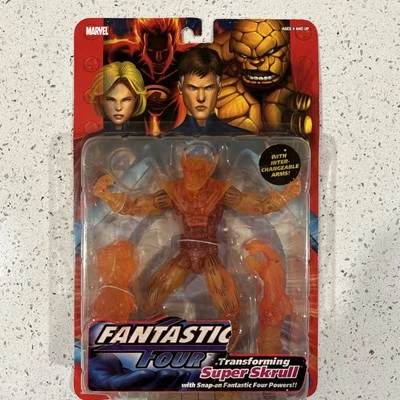 Figura de acción Transforming Super Skrull Fantastic Four nueva variante antorcha Toybiz Foto 1 de 4