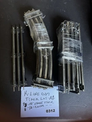 VINTAGE K-LINE 0 Railway Track Lot 9-straight,8-curves - Image 1 of 4