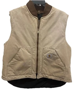 Chaleco Carhartt Arctic Edredón Forrado Lona Pato Vintage Caza Marrón Talla XL - Imagen 1 de 12