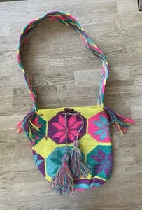 Tayrona Hand Made Columbian Cross-body Bag - Picture 1 of 4