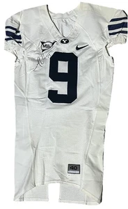Austin Collie handsigniertes BYU Authentic Nike Fußball offizielles Trikot Größe 40 - Bild 1 von 7