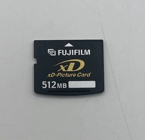 512MB Fujifilm xD Camera Card XD Tested Olympus - Picture 1 of 2
