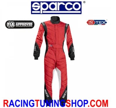 TUTA SPARCO EAGLE RS8.1 TG50 HOCOTEX RACING SUIT FIA 8856-2000 BLACK RED 0011272 - Immagine 1 di 4