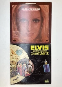 Elvis - Aloha From Hawaii Via Satellite QUAD 33 LOT OF 2-G/VG VPSX6089 & QL-6774 - Picture 1 of 16