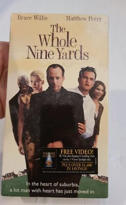The Whole Nine Yards NEW VHS tape 2000 Bruce Willis, Mathew Perry, Matthrw Perry - Image 1 of 4