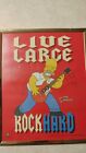Live Large Rock Hard The Simpsons Collectable Picture