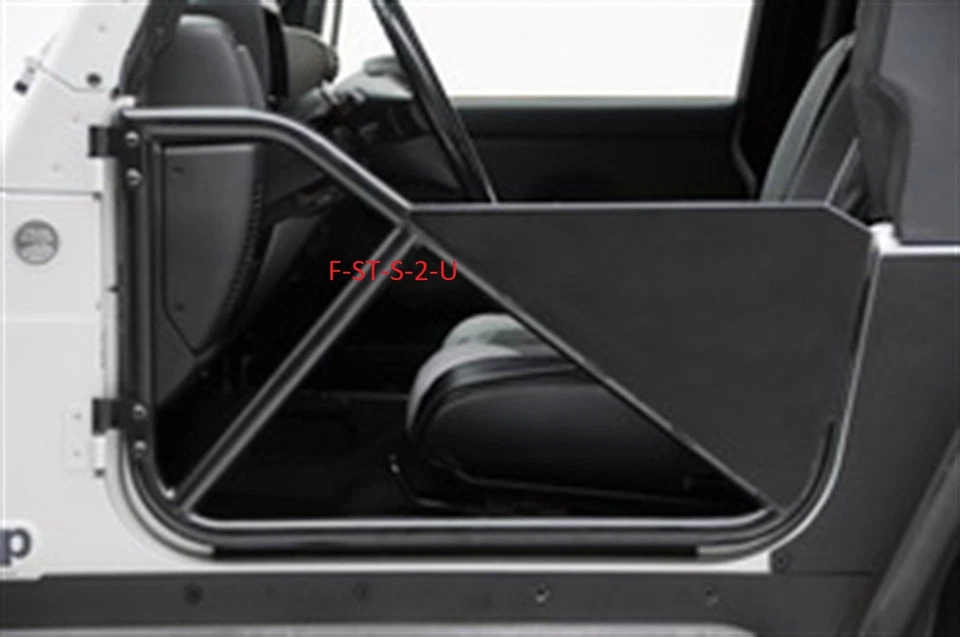 Puertas delanteras Smittybilt SRC Trail con soporte de espejo retrovisor para Jeep Wrangler 76791 07-17 Foto 1 de 2