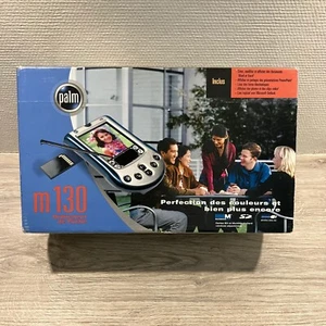 Palm M130 Ordinateur de poche PDA Vintage État Neuf en Boîte (⚠️ Batterie HS) - Photo 1/9