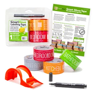 UBMOVE 1 Schlafzimmer Beschriftungsband Wohnzimmer Packband Bad - Bild 1 von 6