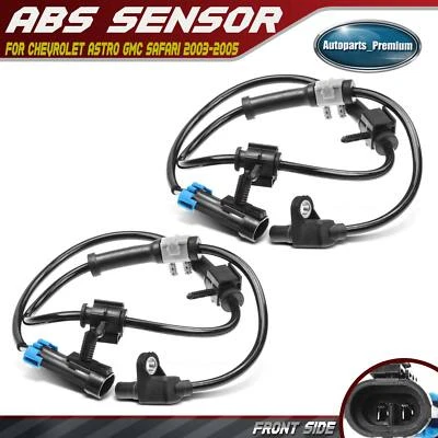 ABS Wheel Speed Sensor for Chevrolet Astro GMC Safari 2003-2005 RWD Front L & R - Image 1 of 4