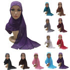 One Piece Muslim Women Instant Hijab Head Wrap Islamic Headscarf Shawl Amira Cap