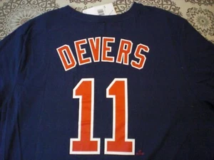 Nike Boston Red Sox Rafael Devers (No. 11) T-Shirt, NWT - Men’s 2XL (XXL), Navy - Picture 1 of 10