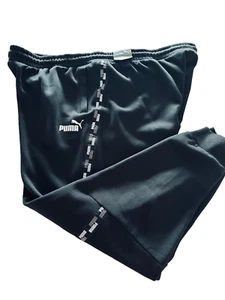 Puma Men's Black Power Tape Fleece Joggers   Size 4XL,XXXXL - Picture 1 of 3