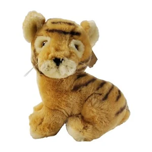 Vintage 1982 Dakin Tiffany Tiger Cub Pup 10 Plush Stuffed Toy Zoo Wildlife Cat - Picture 1 of 12
