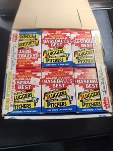 1986 Fleer Baseball Limited Edition Baseball Best 24ct Box - Picture 1 of 2