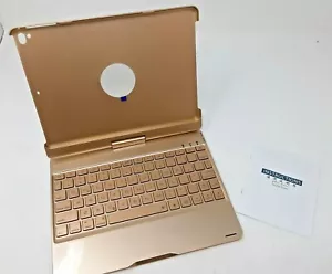 iPad Keyboard Case for iPad Pro 9.7 Inch Rose Gold - Picture 1 of 4