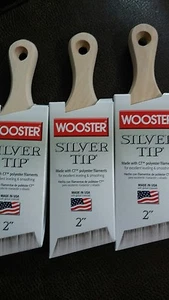 Wooster 2" Silver Tip Angle Sash Paintbrush 5225 Lot of 3 - Picture 1 of 1