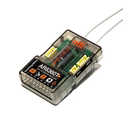 Spektrum SPM-1033 AR8360T+ DSMX 8-Channel AS3X+ & SAFE Telemetry Receiver - Image 1 of 2