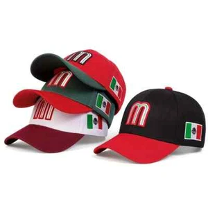 Baseball Caps Unisex M Mexiko Buchstaben Stickerei Frühling Outdoor verstellbar - Bild 1 von 28