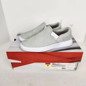 Speedo Lightweight Womens Hybrid Slip On Tennis Shoes Grey White Size 6 Comfort - Picture 1 of 8