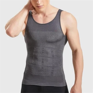 Men's Compression Tank Top Shapewear Body Slimming Size Large - Picture 1 of 6
