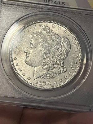 1878 Morgan Dollar Vam 170 Uncirculated Details ( Hot 50 ) “ Double Date “ ANACS - Image 1 of 4