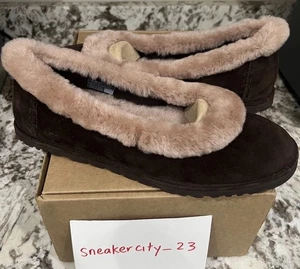 🔥UGG Zora Ballerinas flach Dusted Cocoa Damengröße 10 authentisch neu im Karton schneller Versand - Bild 1 von 9