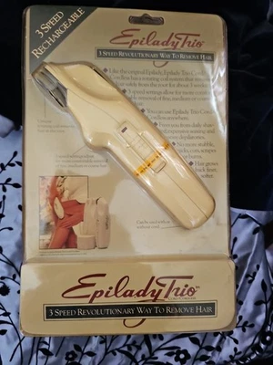 Epilady Trio Cable Inalámbrico 3 Velocidades Recargable Sistema de Depilación NUEVO De Colección Foto 1 de 3