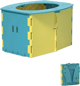 Travel Potty for Kids, Reusable Portable Folding Potty for Toddler, Travel Fo... - Picture 1 of 12