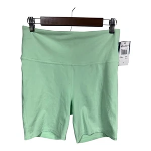 Pantalones Cortos de Motociclista Roxy Kaileo Cintura Alta Verde Menta Ropa Activa Elastizados Para Mujer’s Grandes - Imagen 1 de 5