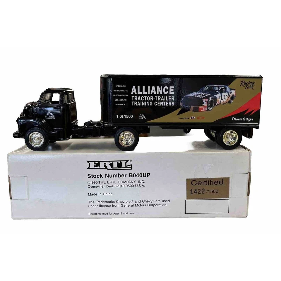 Dennis Setzer Ertl Bank B040UP 1995 Alliance Racing Team Truck - Image 1 of 4