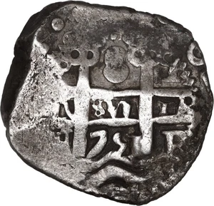 BOLIVIA, Potosi, cob 8 reales, 1751 q. - Picture 1 of 3