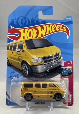 Dodge Van 2021 Hot Wheels 50/250 HW Drift 2/5 amarillo fundido a presión (daños en el paquete) Foto 1 de 4