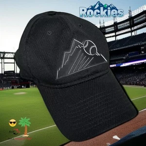 RARO! Cappello Oscurante Colorado Rockies Nuova Era Frontale Montagna Logo Giochiamo a Palla! - Foto 1 di 8