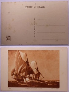Vintage Postcard: Algerian Sailboat Scene, Divided Back, 1900s - Picture 1 of 1
